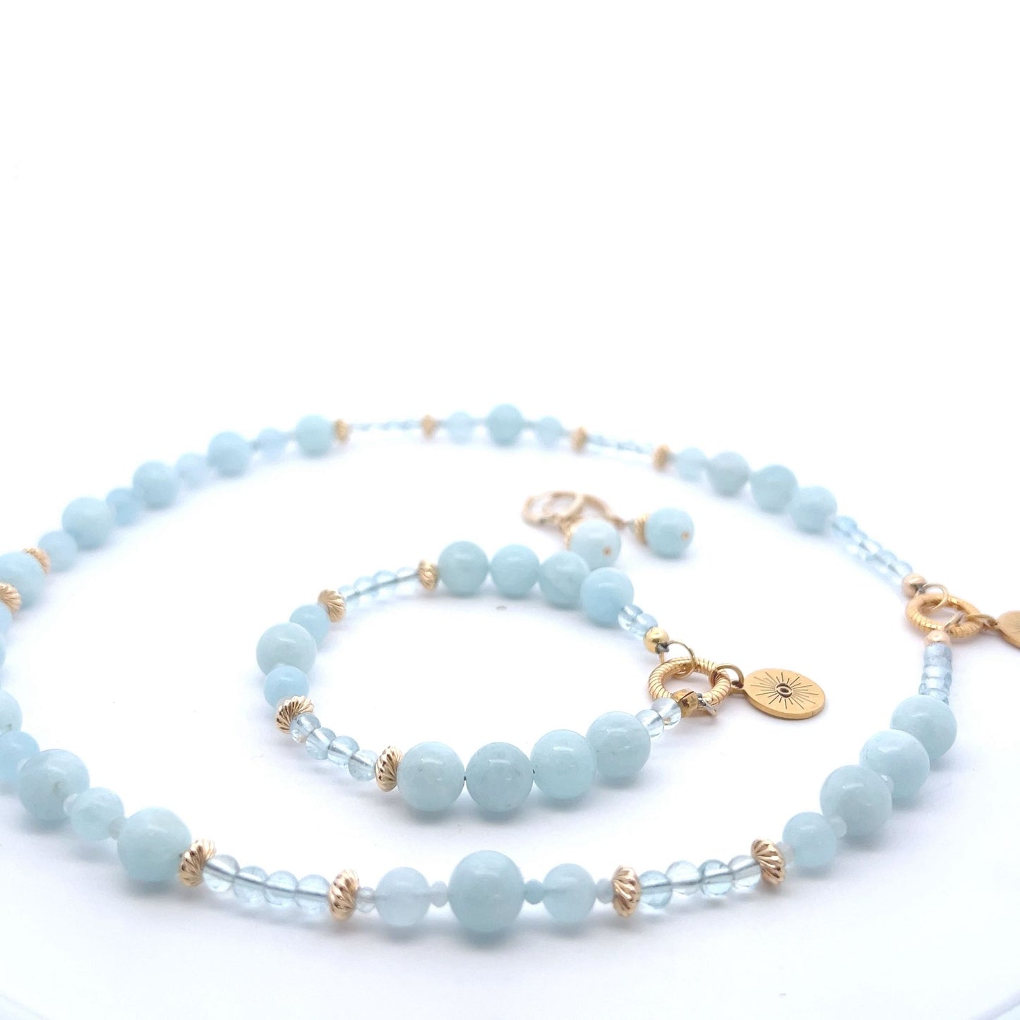 Semi-Precious Stone Set – Aquamarine