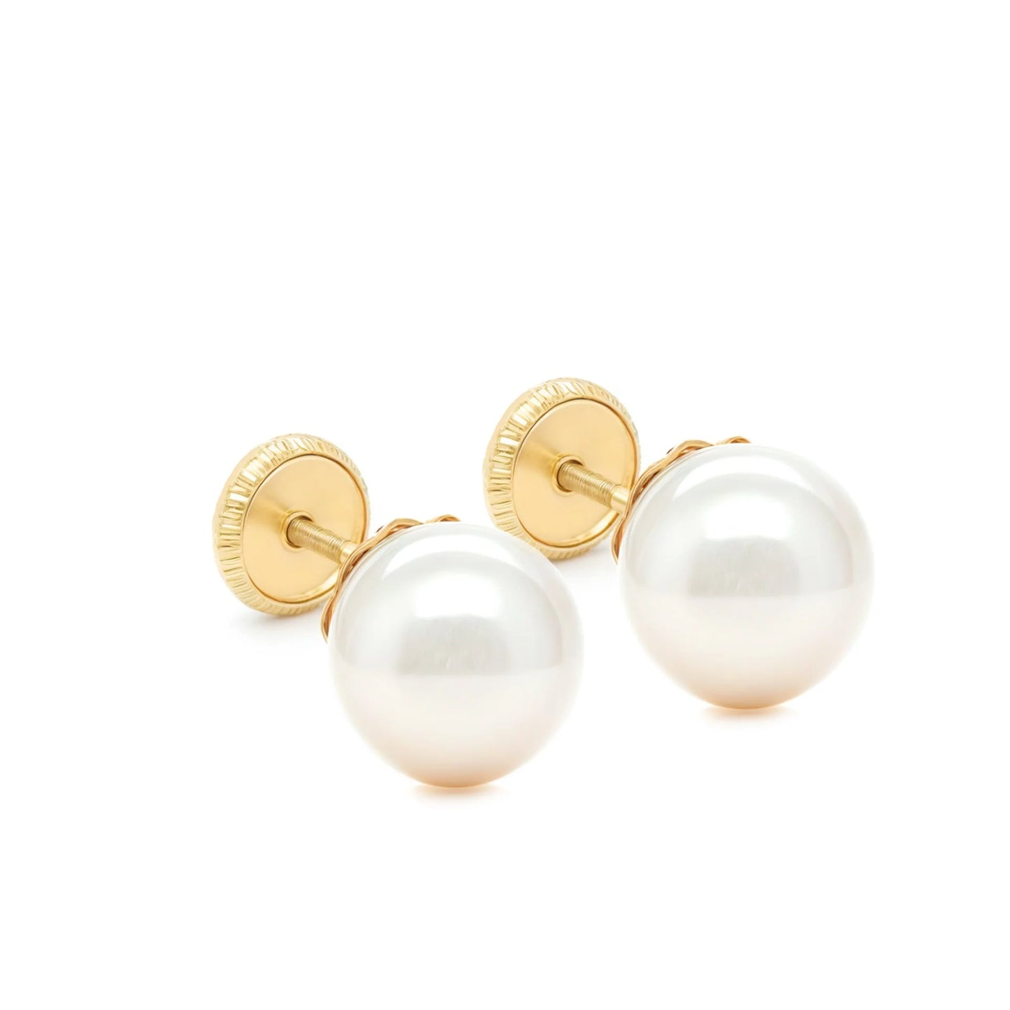 Earrings - 14K Gold Pearl Earrings