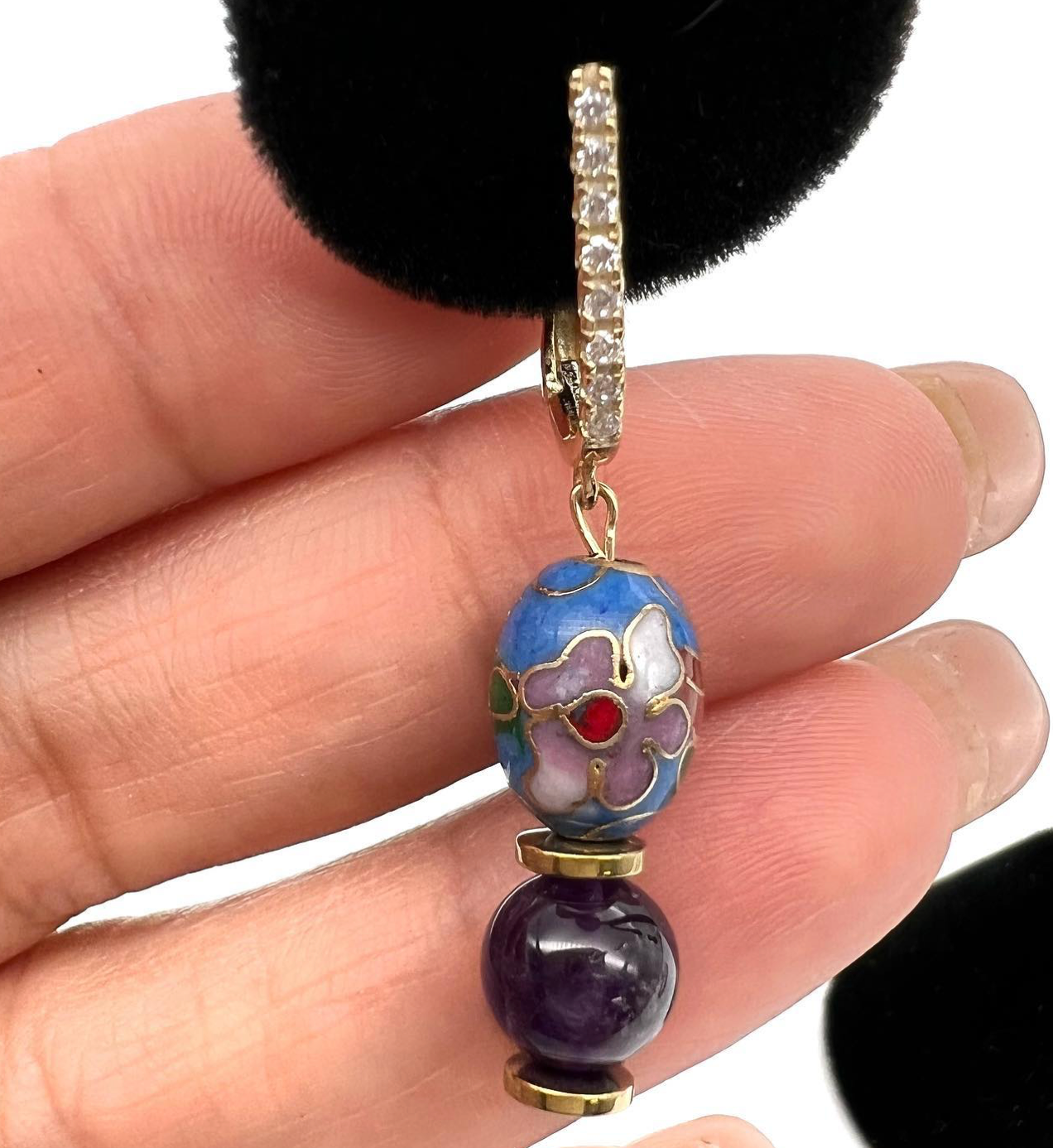 Semi- Precious Stone Set - Lavender Amethyst & Amethyst Jewelry Set