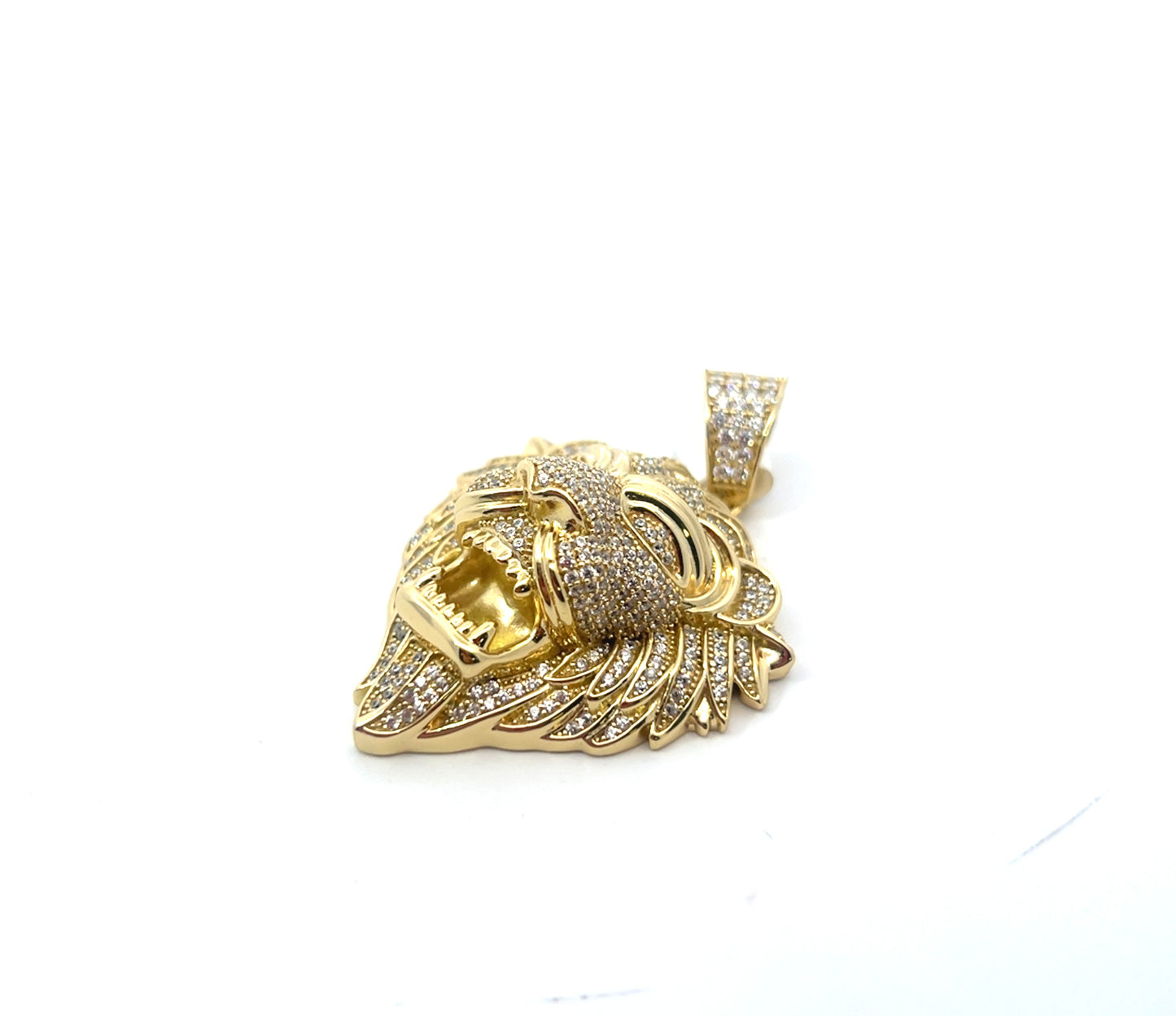 Pendant Silver - Lion Gold Plated