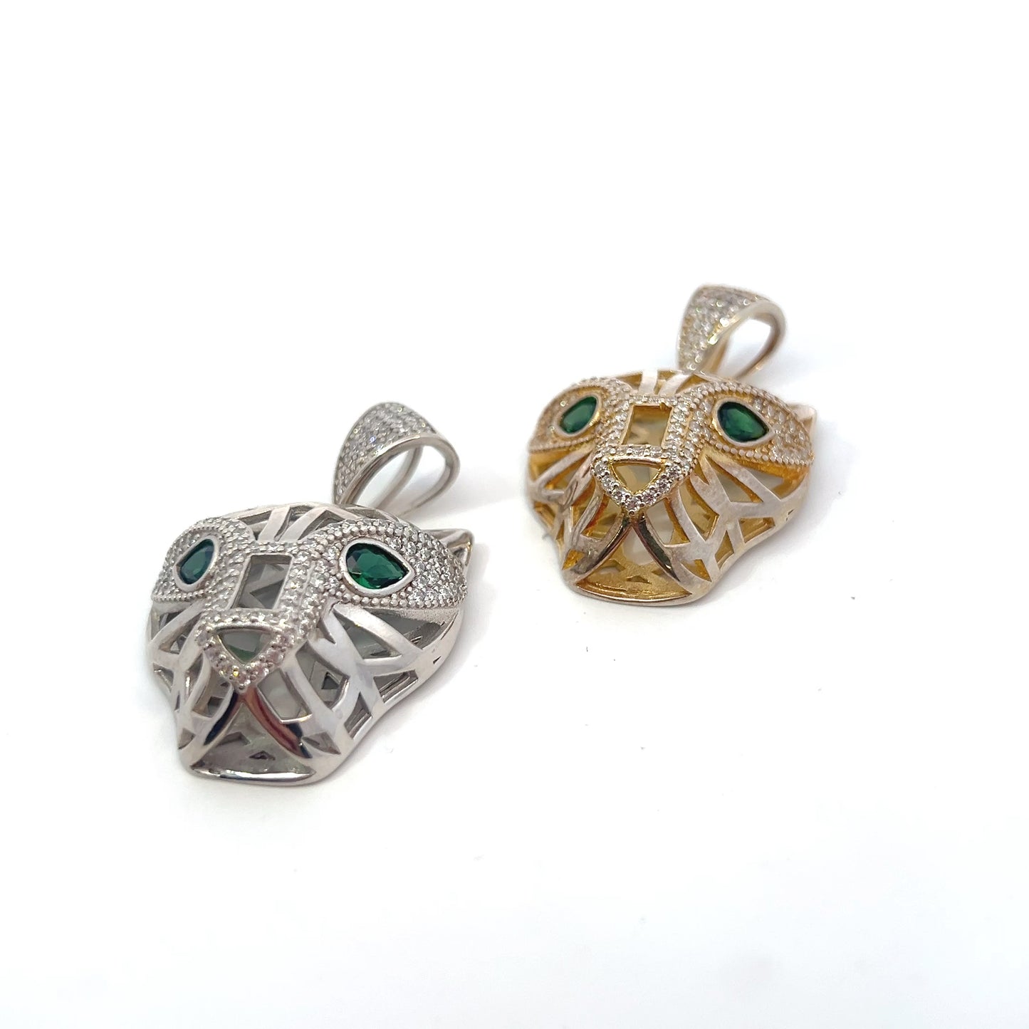 Pendant Silver - Panther Gold Plated and Silver