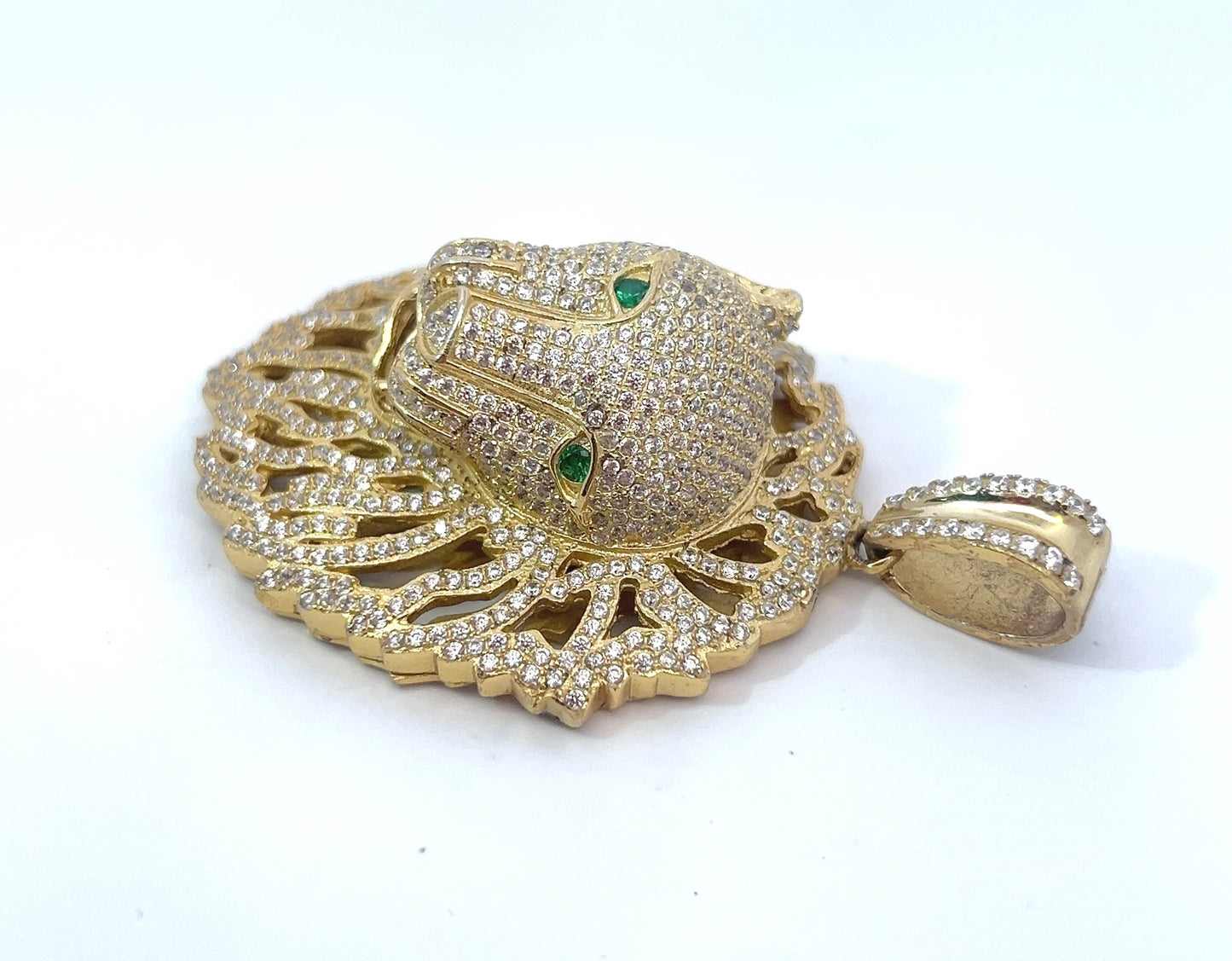 Pendant Silver - Lion Gold Plated