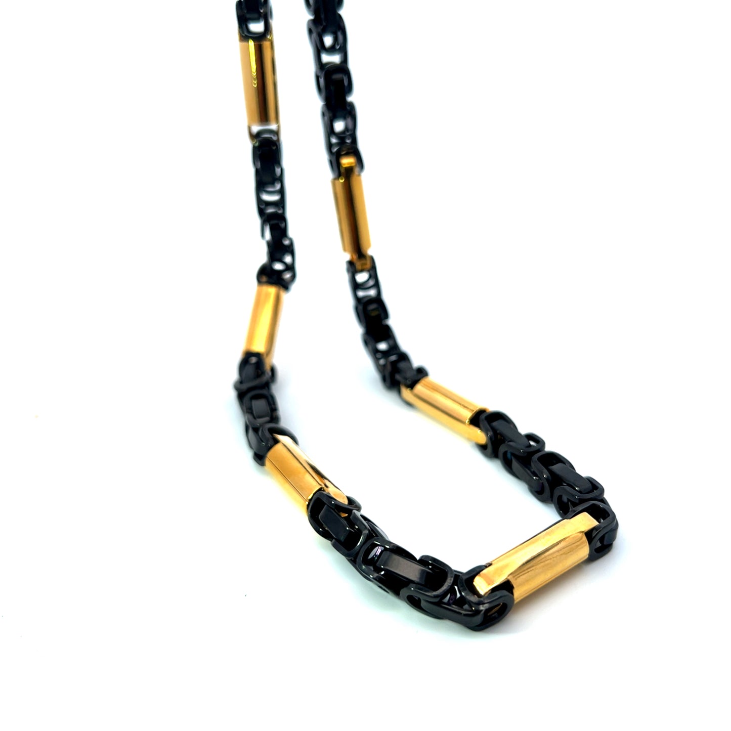 Chains - Gold and Black plated Surgical Steel