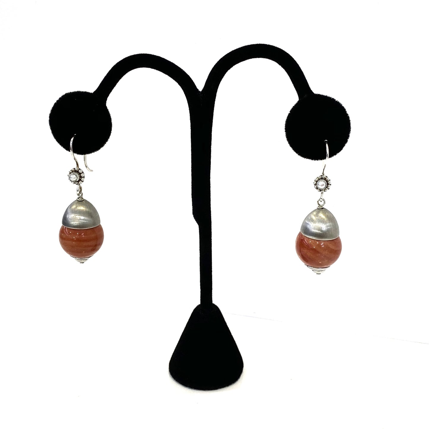 Italian Coral Earrings
