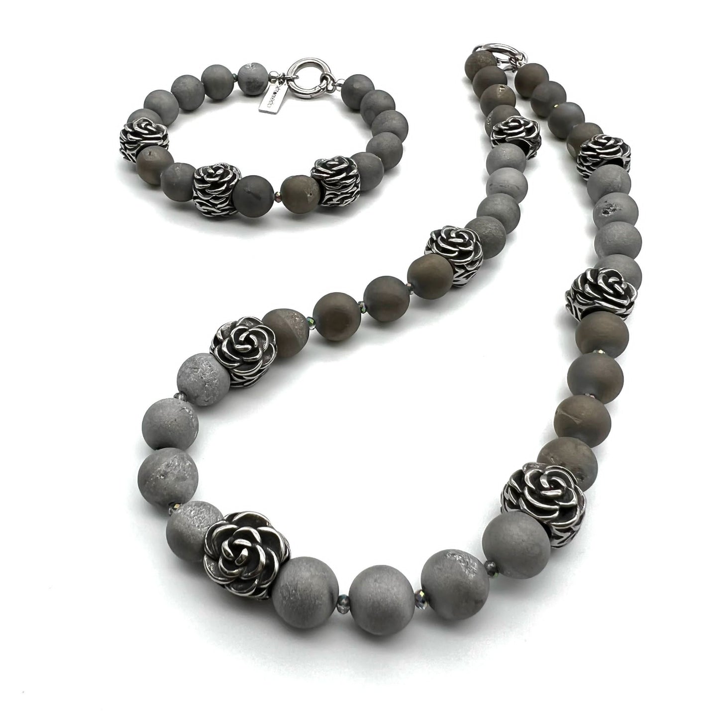 Semi-Precious Stone Set - Druzy Agate