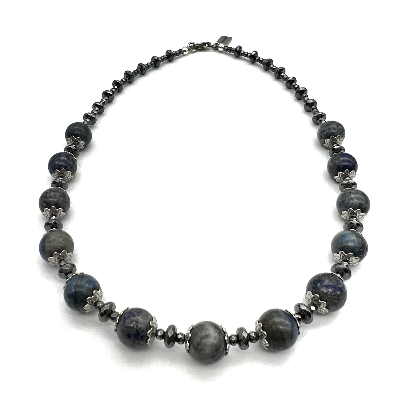 Semi-Precious Stone Set - Sodalite & Hematite