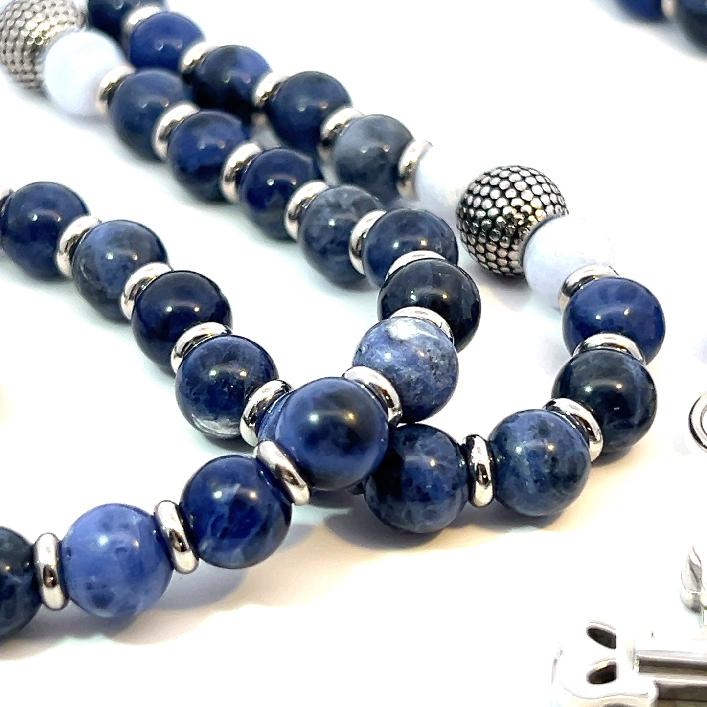 Rosary - Sodalite and Blue Lace Agate