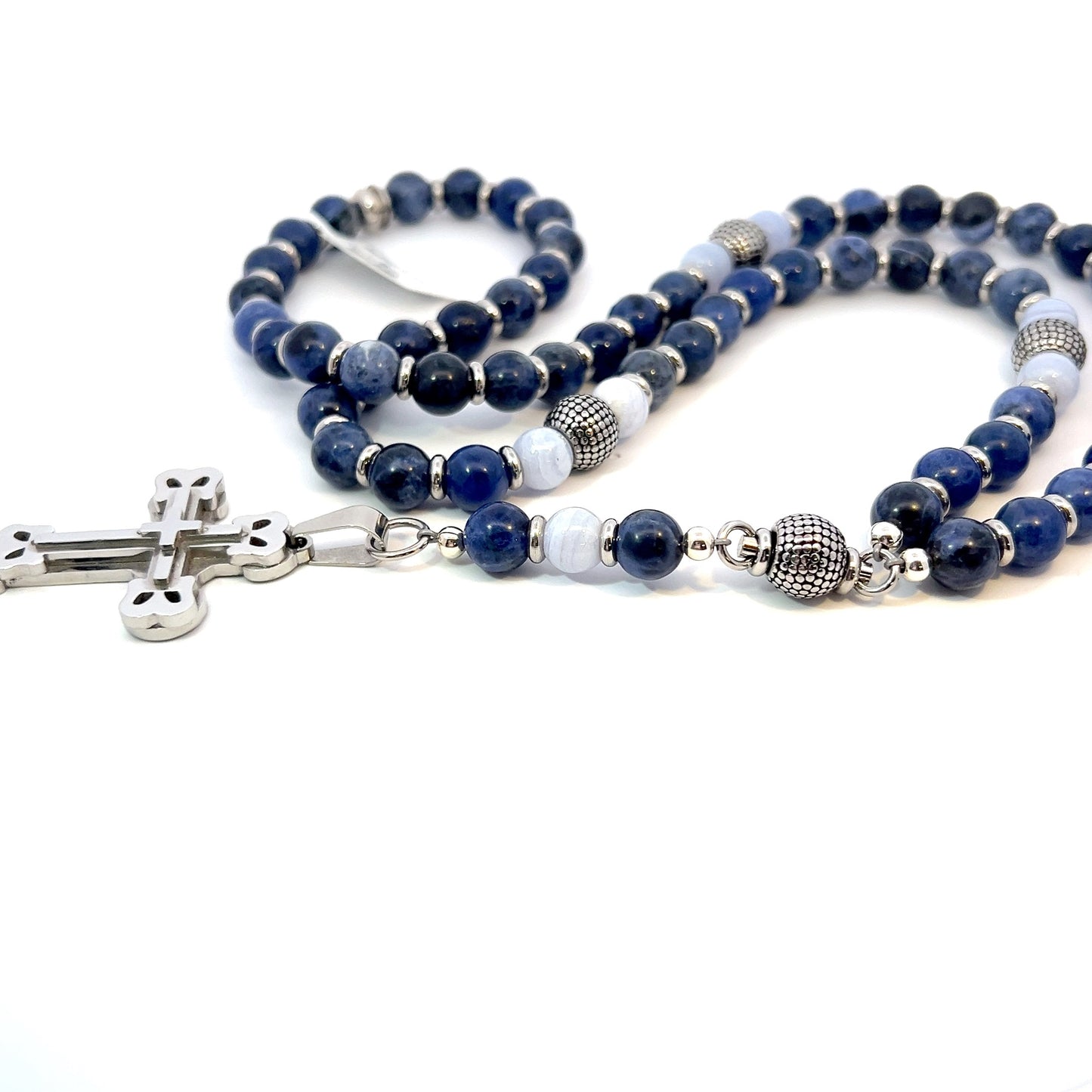 Rosary - Sodalite and Blue Lace Agate