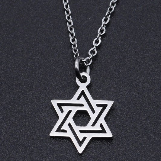 Necklace Steel - Star of David