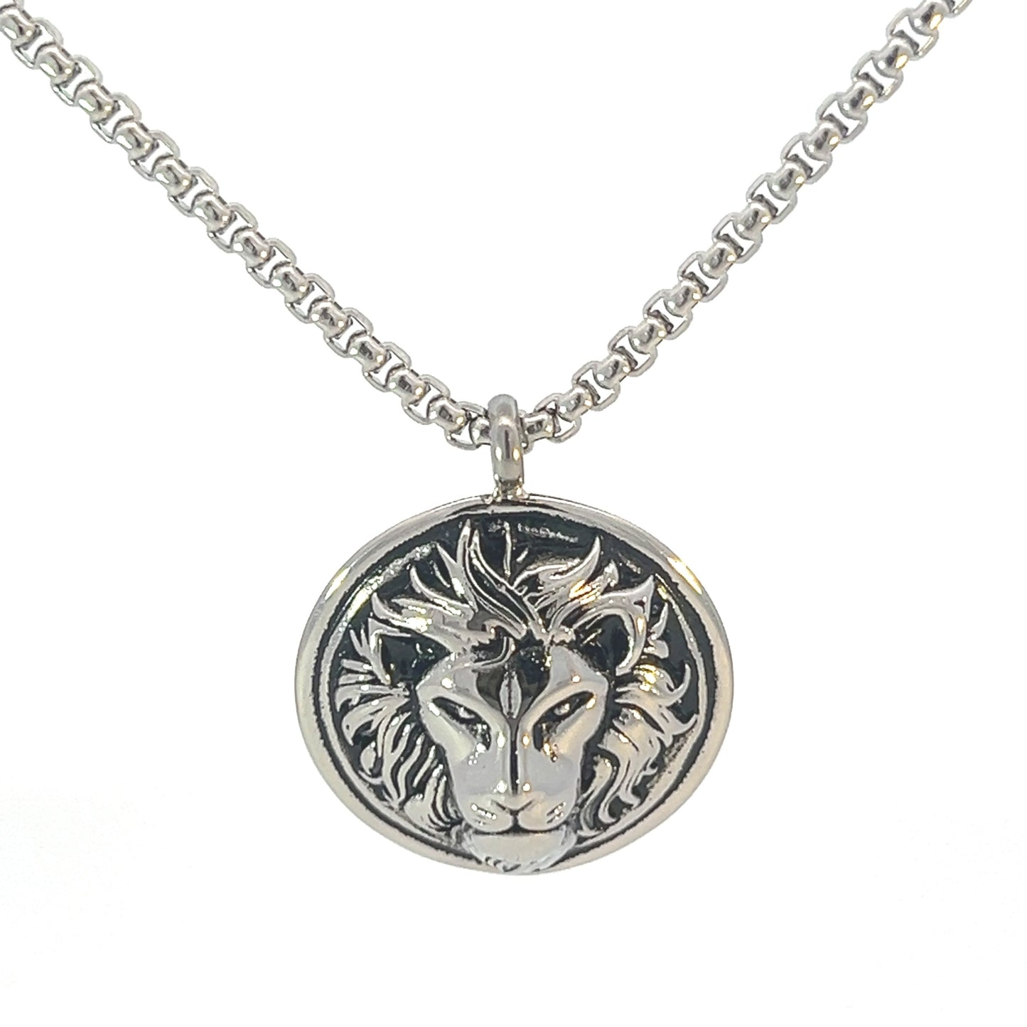 Necklace Steel- Lion Head Necklace