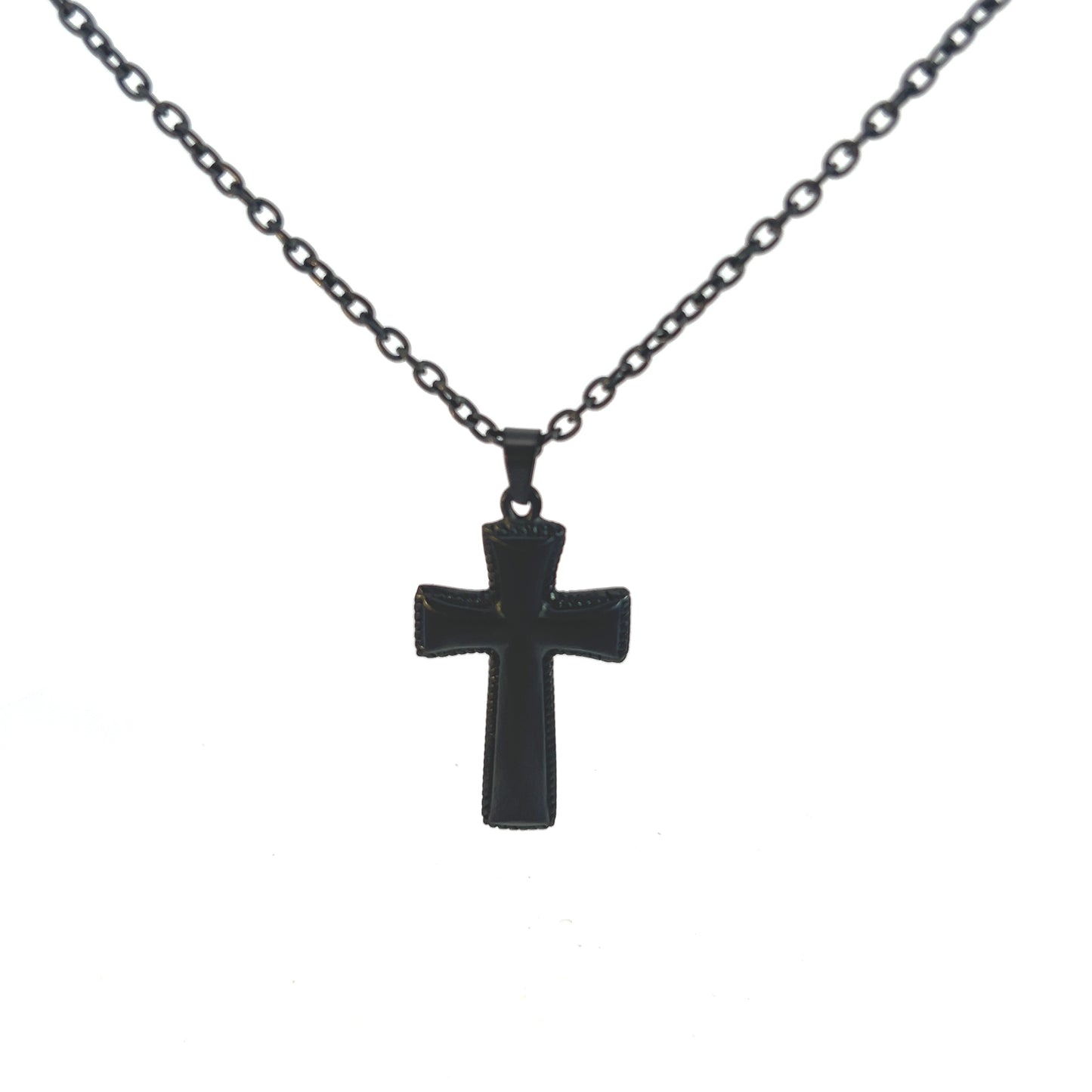 Necklace Steel - Cross Necklace