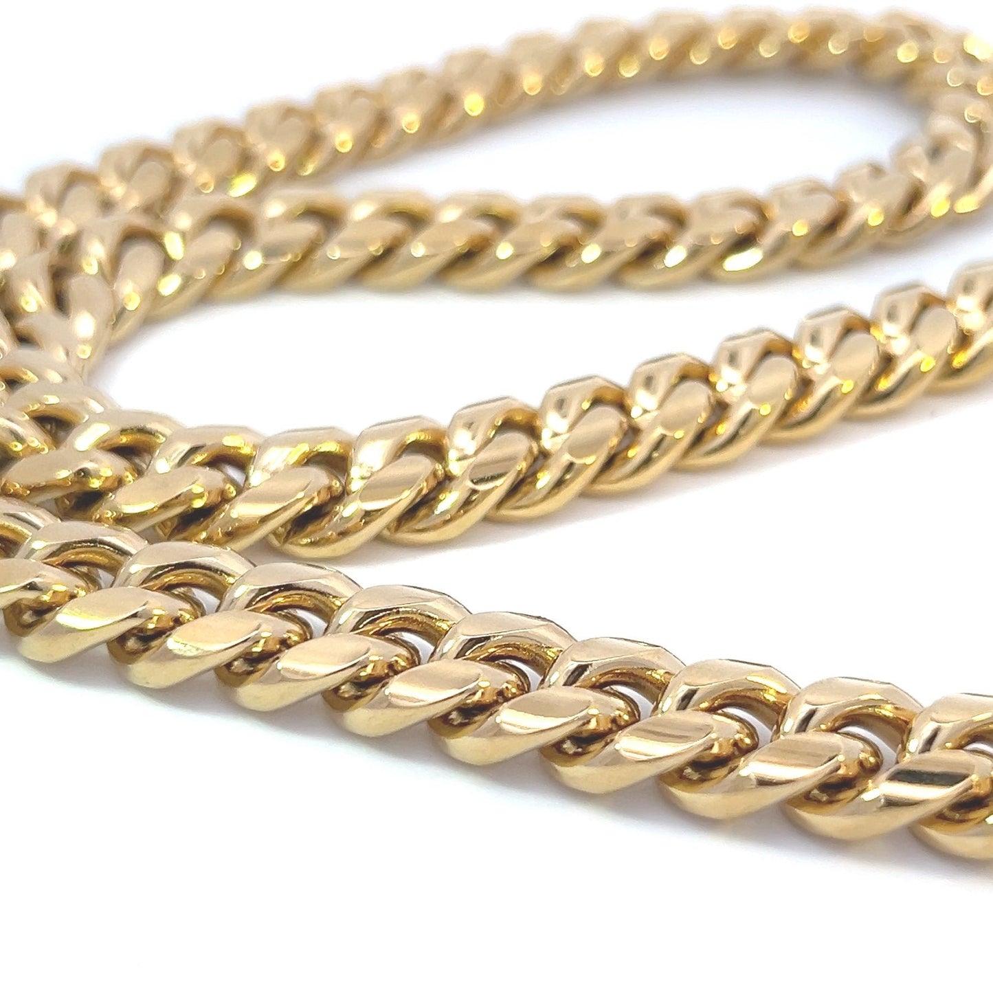 Chains - Surgical Steel Gold Plated Cuban Link