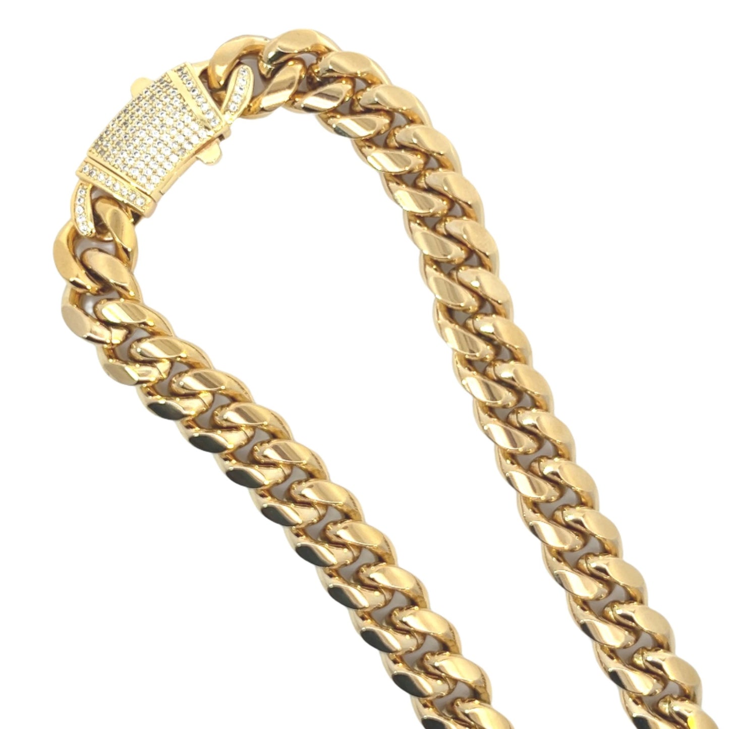 Chains - Surgical Steel Gold Plated Cuban Link