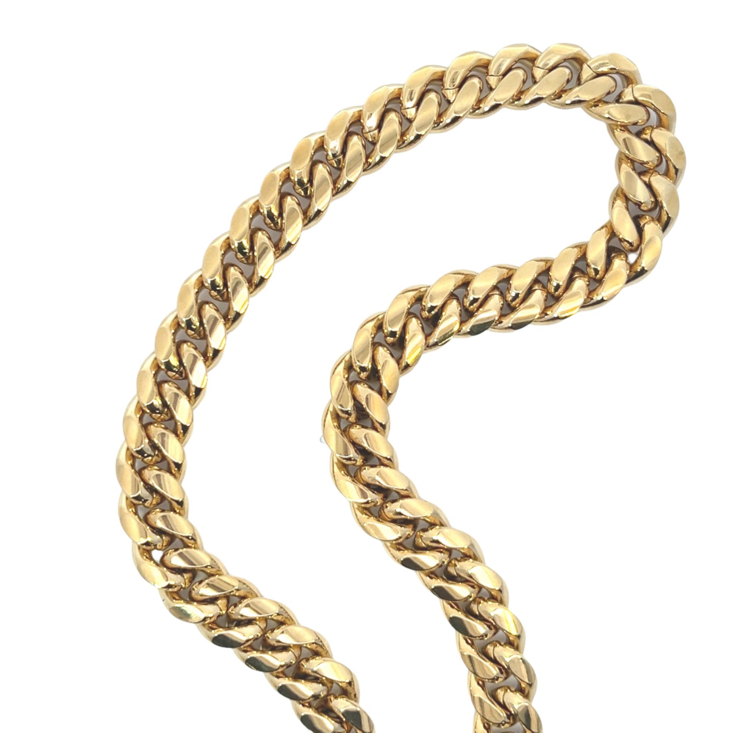 Chains - Surgical Steel Gold Plated Cuban Link