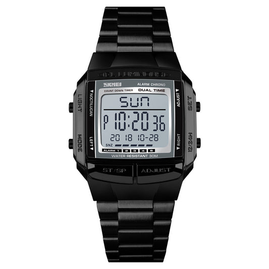 Watch - El Luminous Black Digital Watch