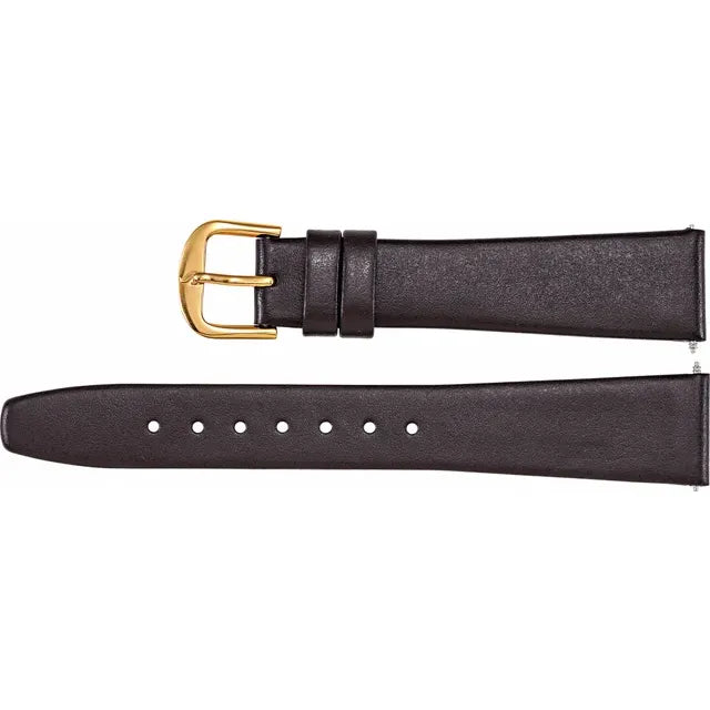 Accessories - Brown Calf Flat Watch Band