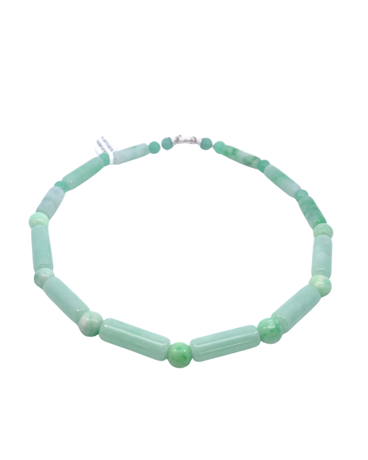 Semi-Precious Stone Set - Green chalcedony