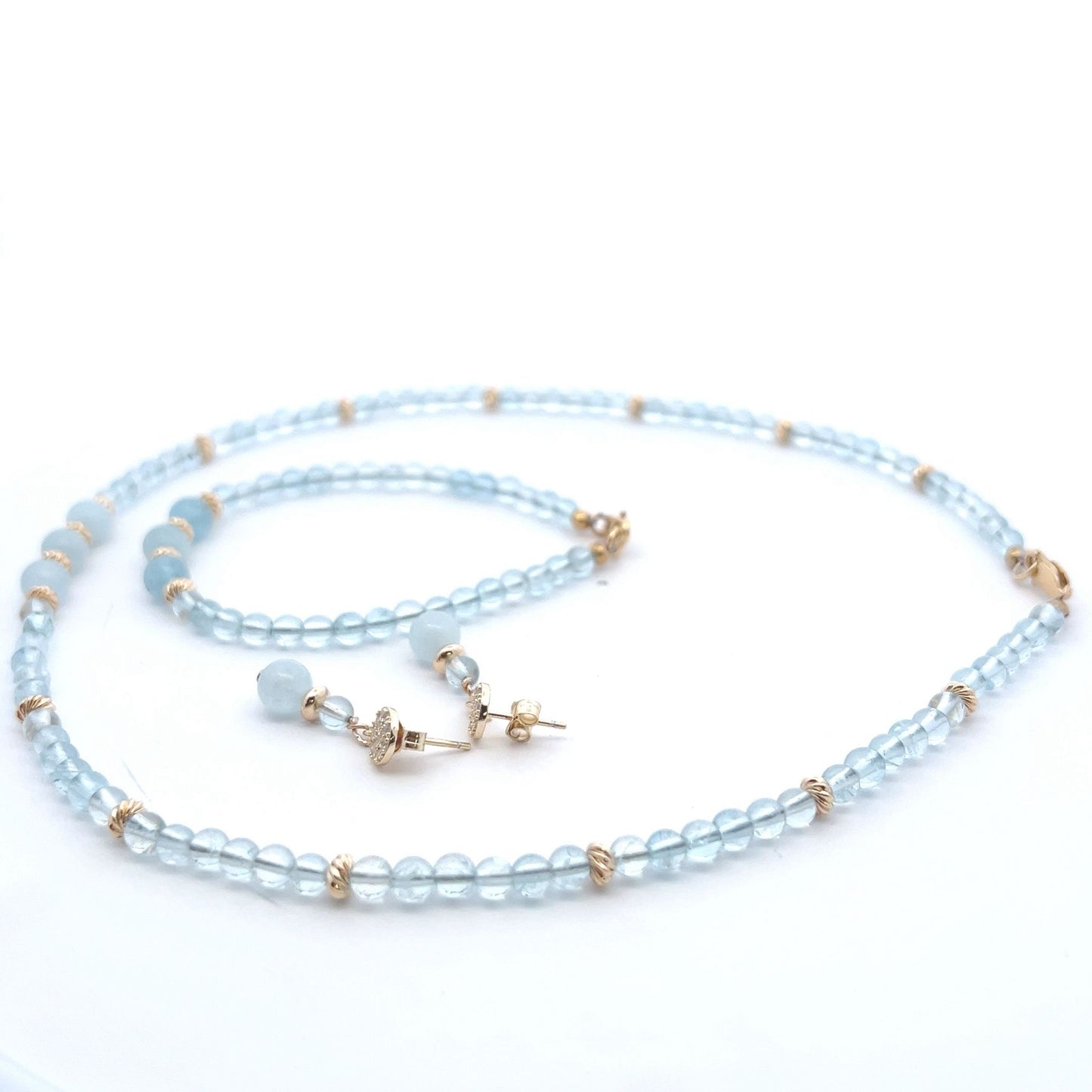 Semi-Precious Stone Set – Aquamarine