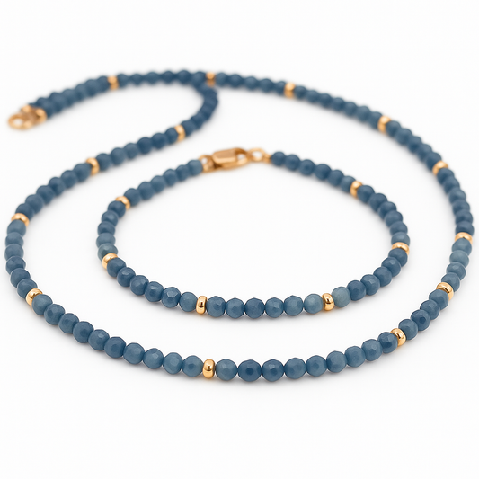 Semi-Precious Stone Set - Sapphire