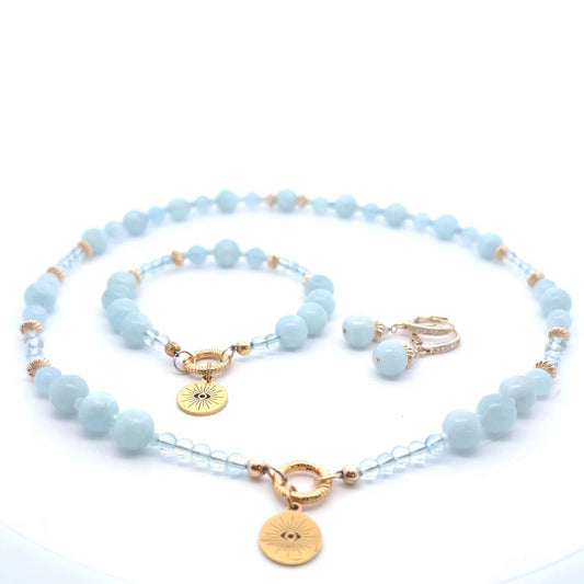 Semi-Precious Stone Set – Aquamarine