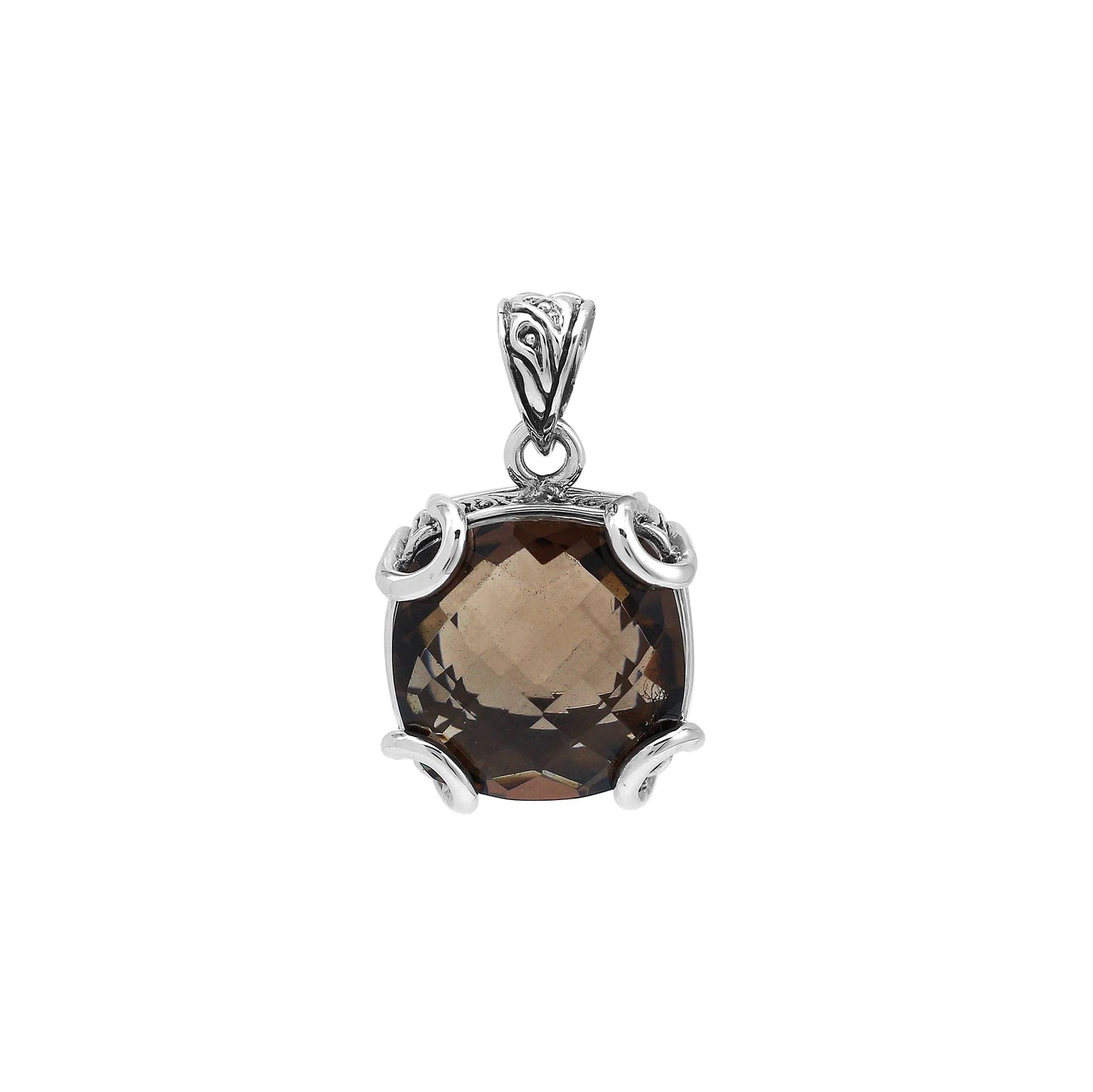Pendant Silver - 925 Sterling Silver Smokey Quartz