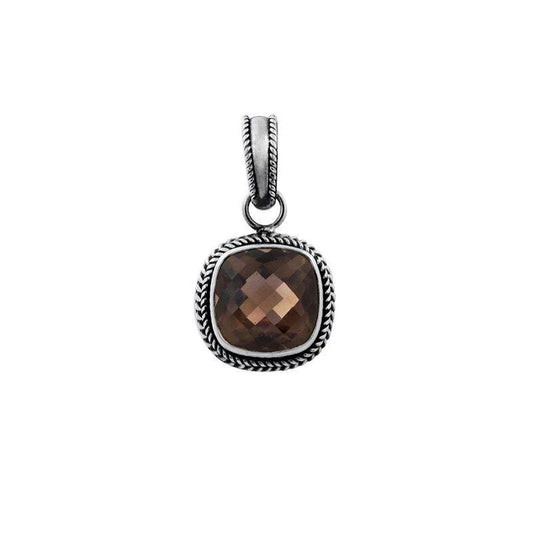Pendant Silver - 925 Sterling Silver Smokey Quartz