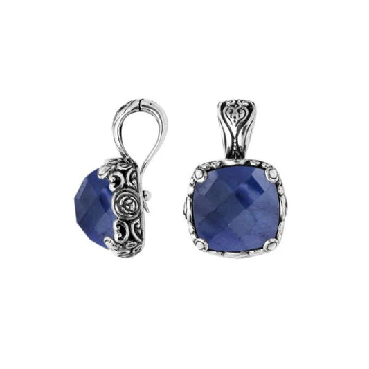 Pendant - Sterling Silver 925 Blue Sapphire