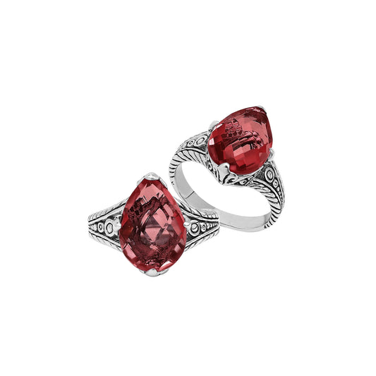 Ring - Sterling Silver 925 Garnet