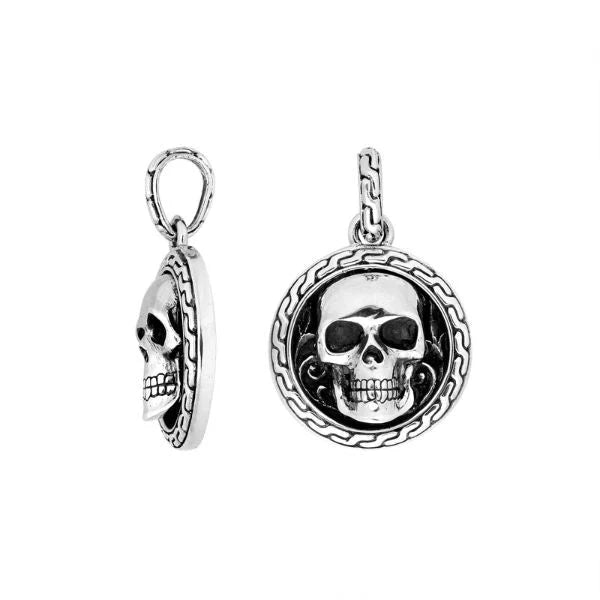 Pendant - 925 Sterling Silver Designer Skull Pendant