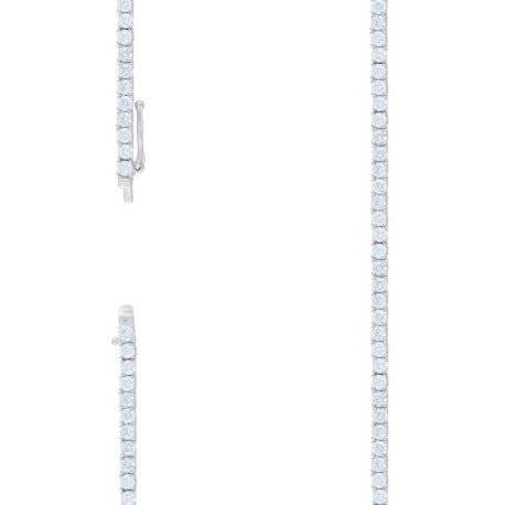 Chains - 925 Sterling Silver Moissanite Tennis Chain