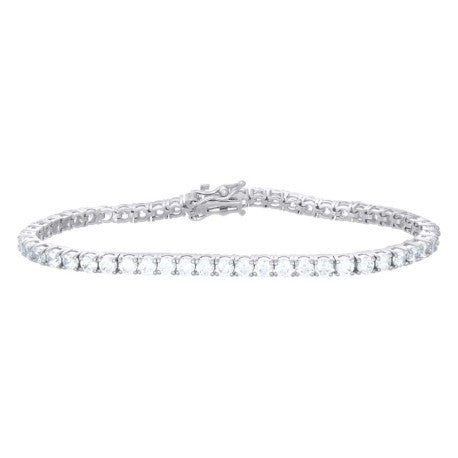 Chains - 925 Sterling Silver Moissanite Tennis Chain