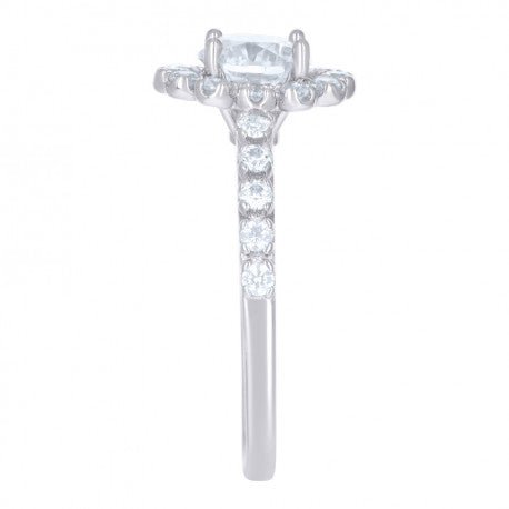 Ring - 925 Sterling Silver ring with Cubic Zirconia