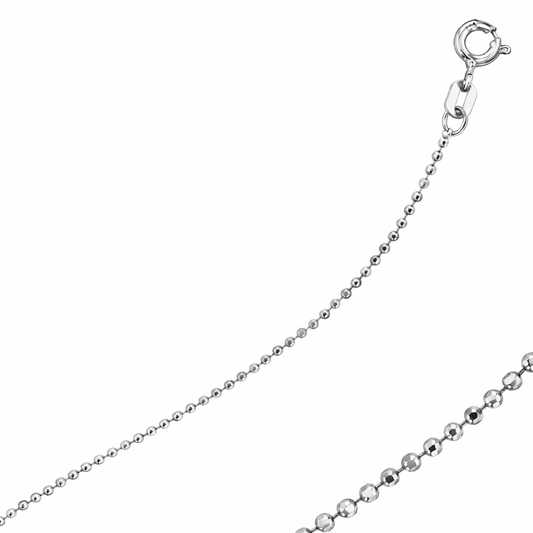 Chains - 925 Sterling Silver moon cut chain