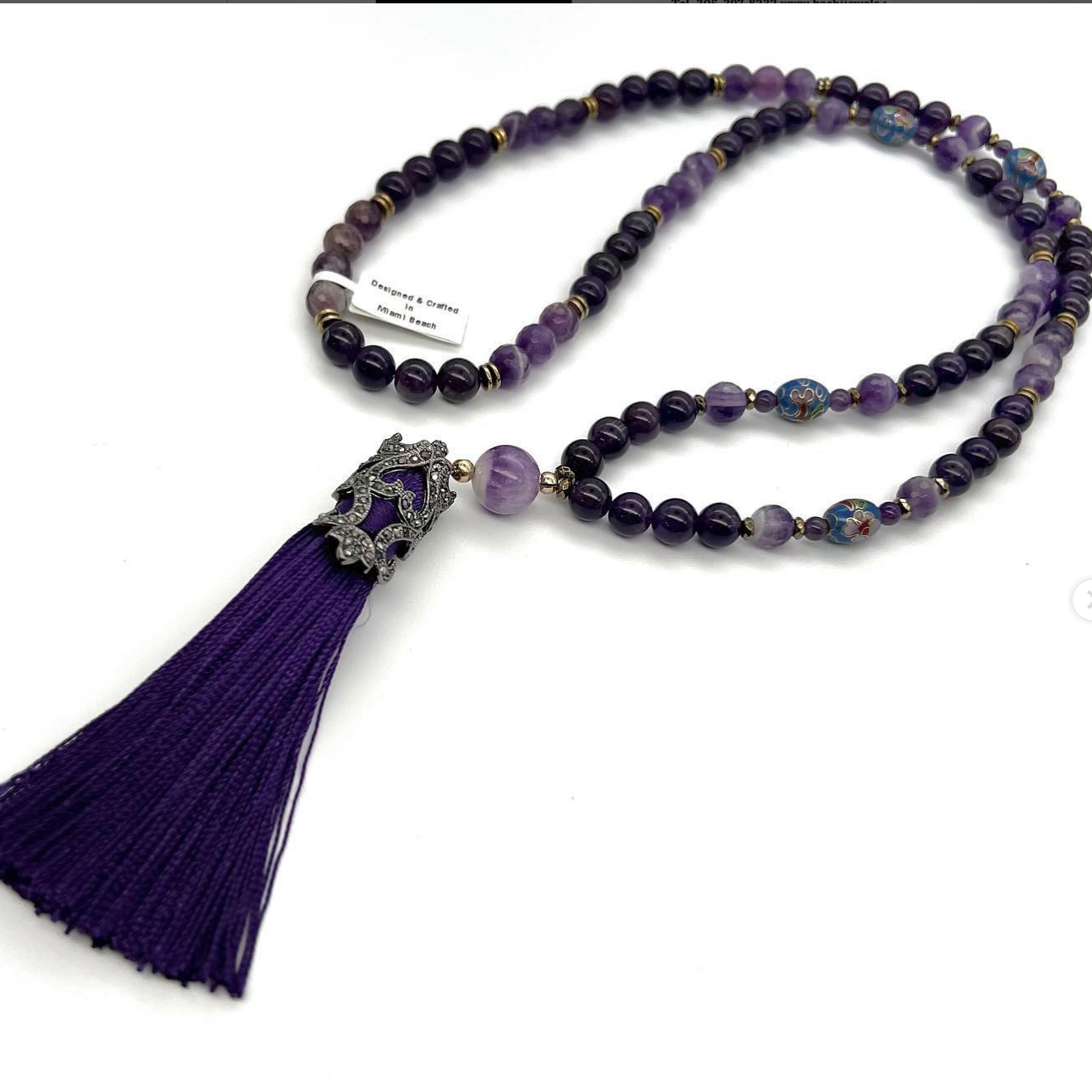 Semi-Precious Stone Set - Lavender Amethyst & Amethyst Jewelry Set