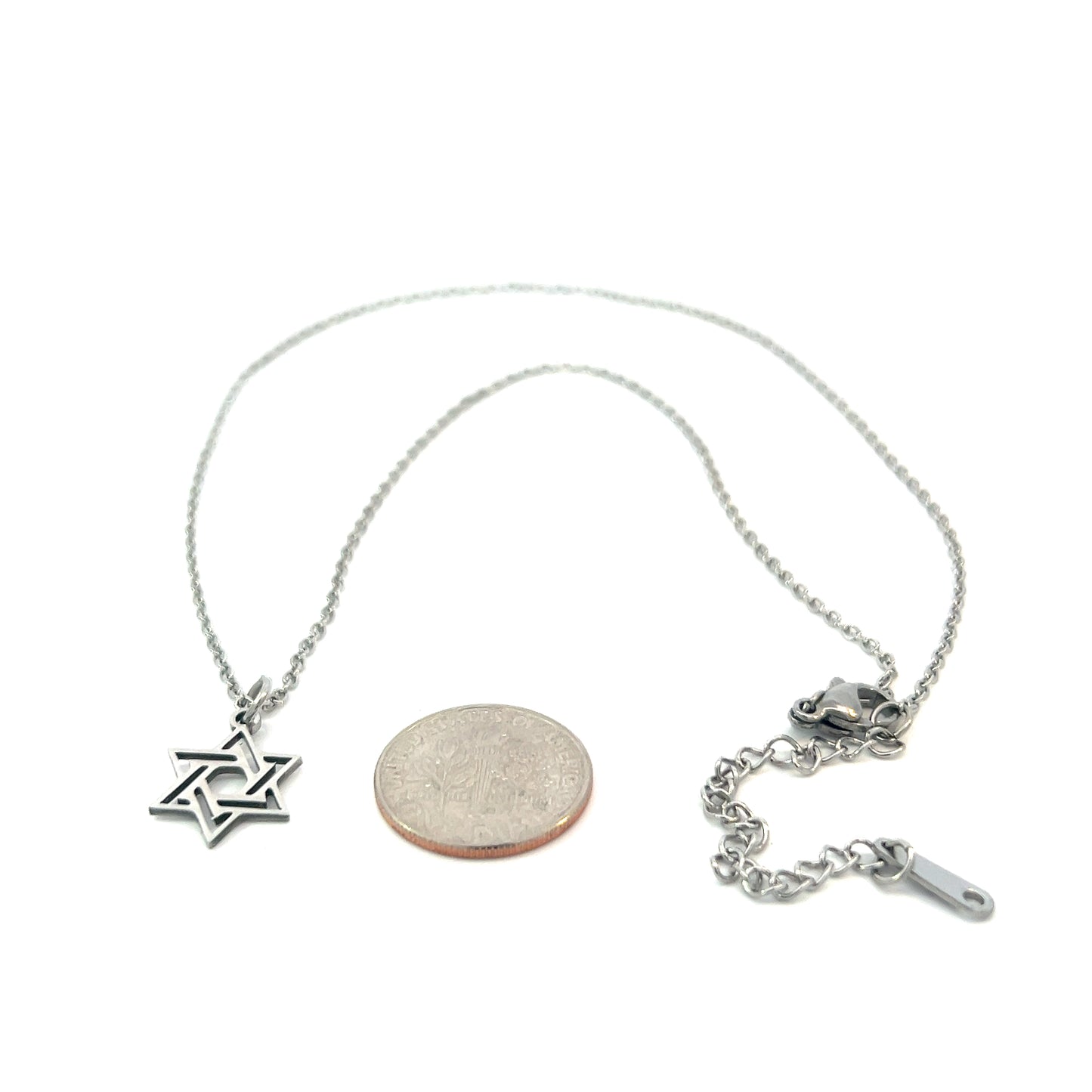 Necklace Steel - Star of David