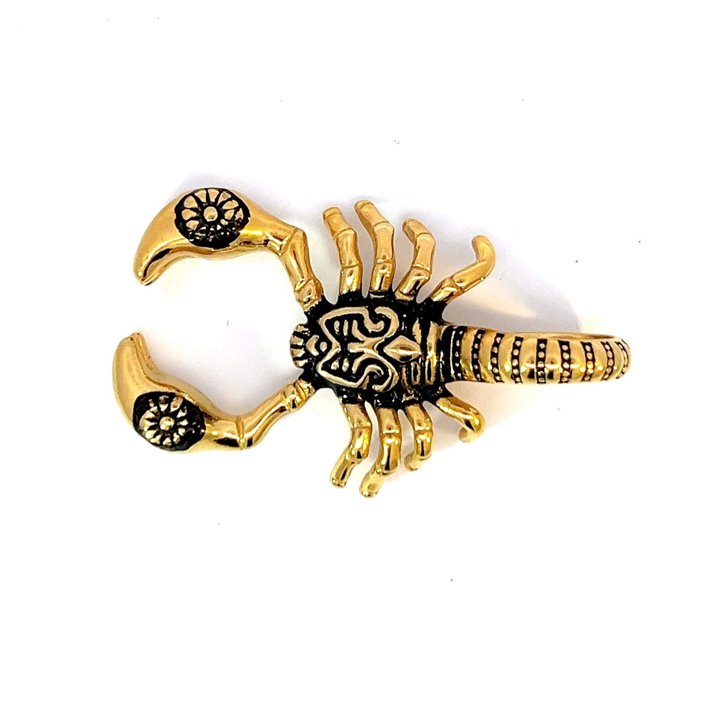 Pendant Steel - Scorpio Gold-Plated