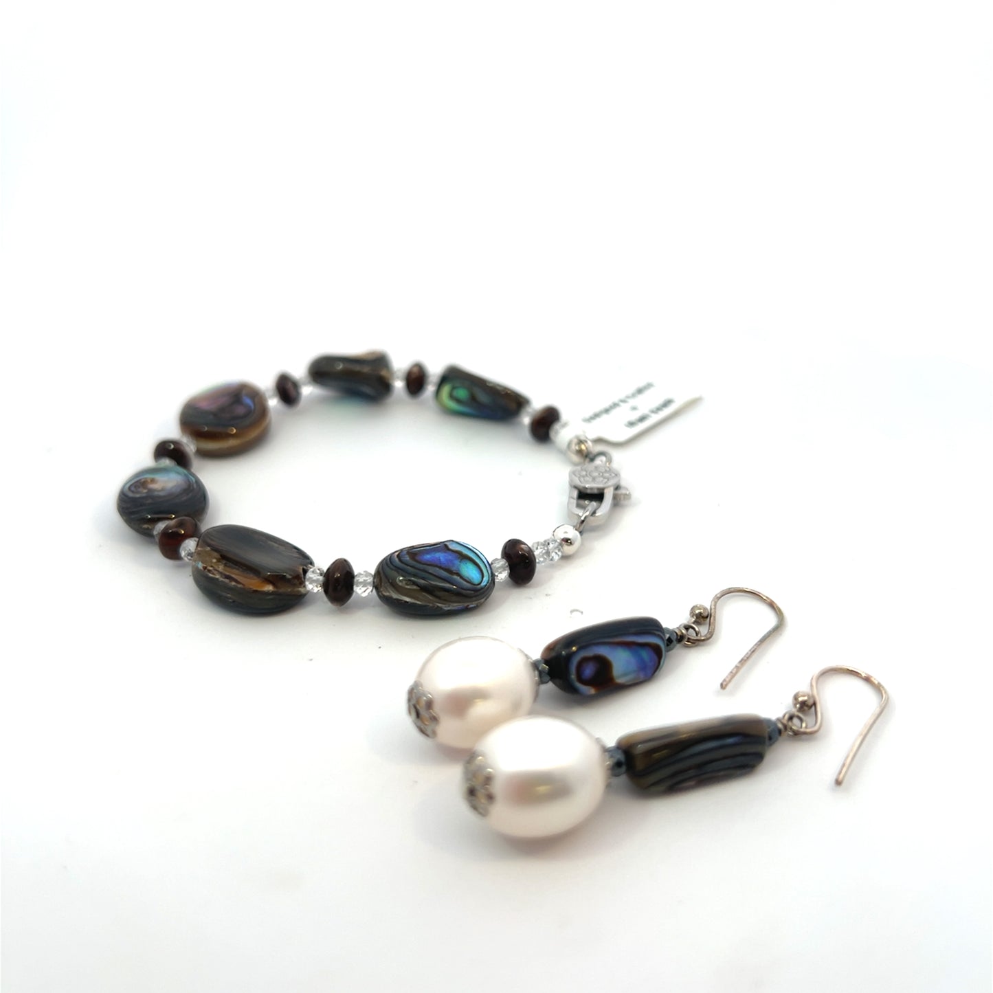 Semi-Precious Stone Set_Labradorite, Hematite, Mother of Pearls, Crystal & Pearls