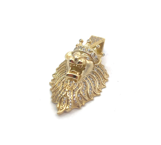 Pendant Silver - Lion Gold Plated