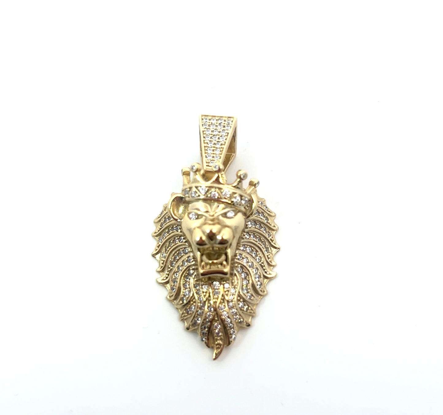 Pendant Silver - Lion Gold Plated