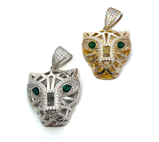 Pendant Silver - Panther Gold Plated and Silver