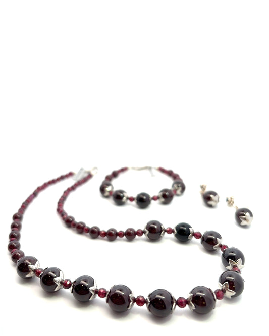 Semi-Precious Stone Set - Garnet