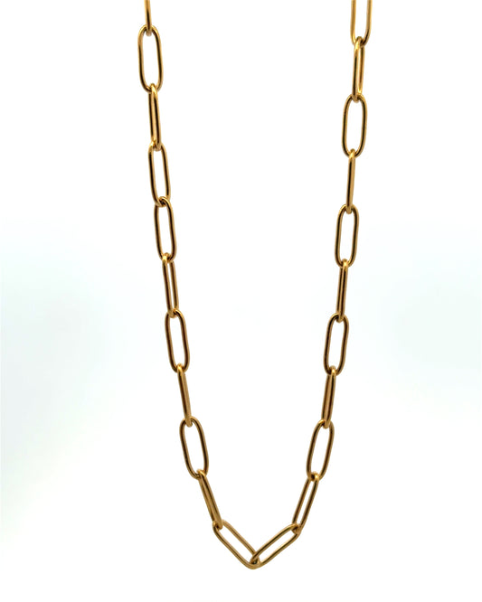 Chains - Surgical Steel Paper Clip Link