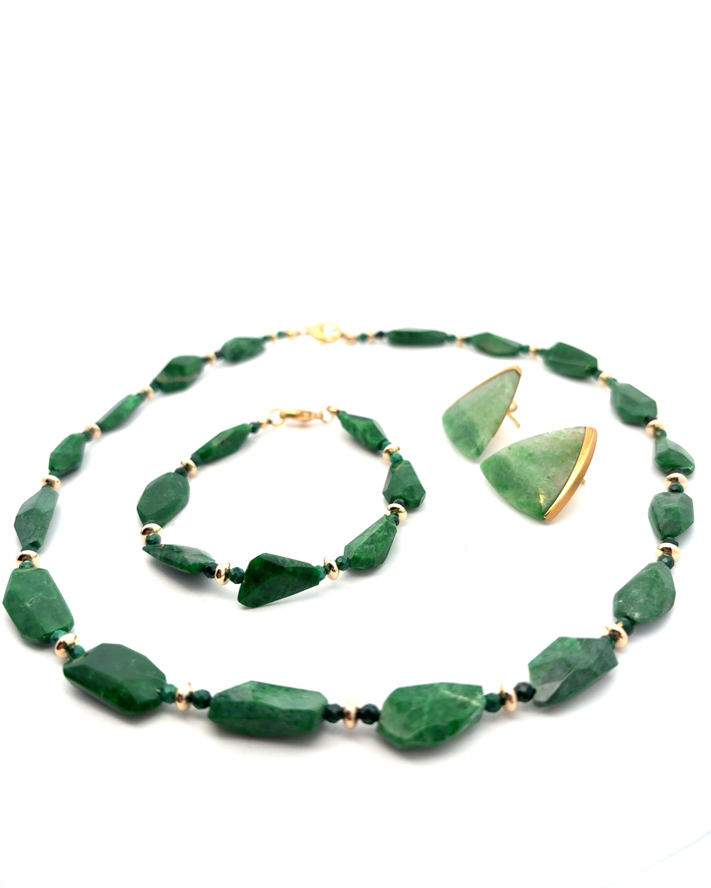 Semi-Precious Stone Set - Jade Albite