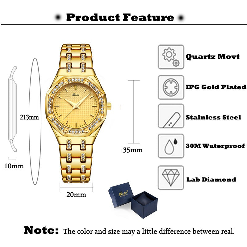 Watch - Women’s Gold Plated Wrist Watch