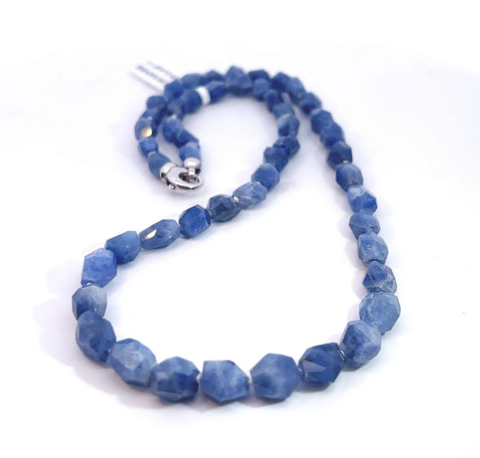 Semi-Precious Stone Set - Sapphire nugget necklace