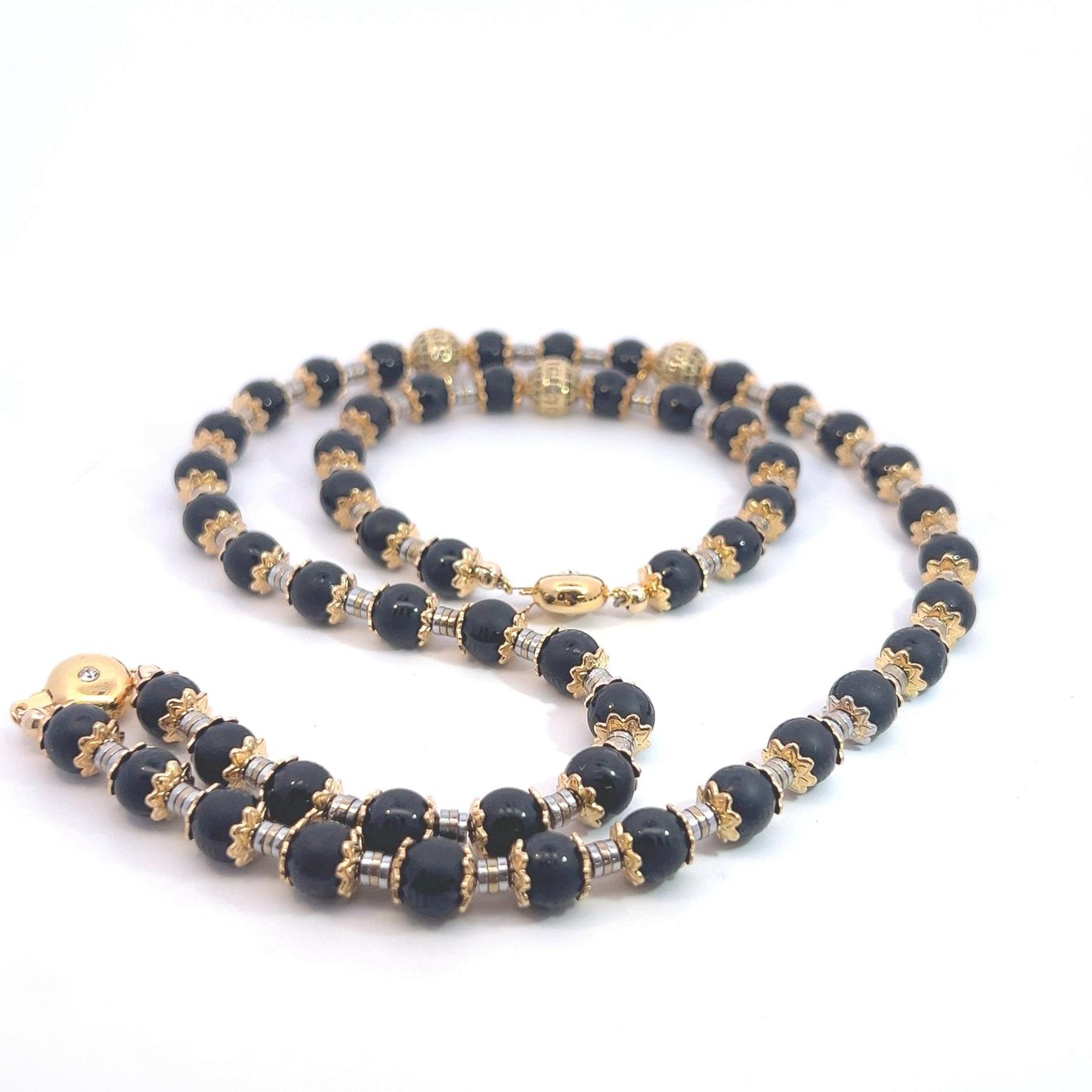 Semi-Precious Stone Set - Onyx & Hematite