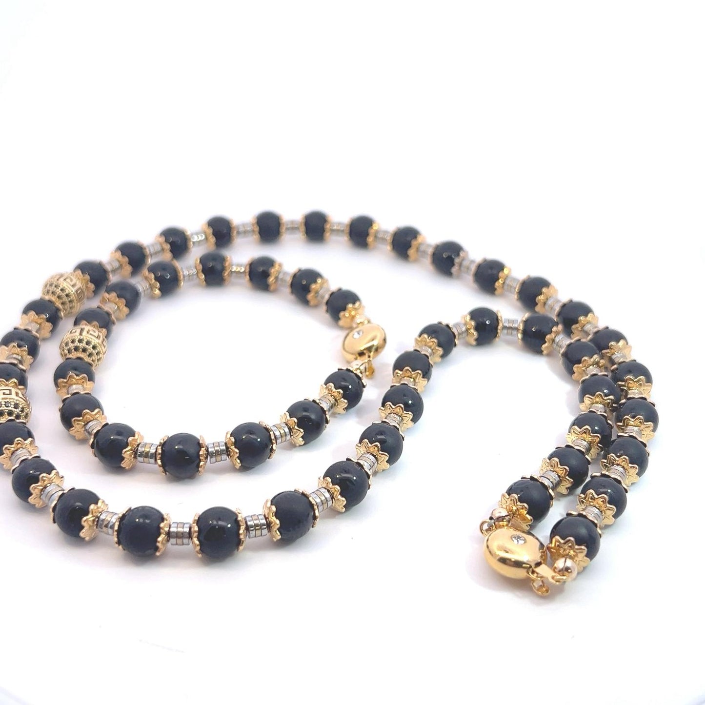 Semi-Precious Stone Set - Onyx & Hematite