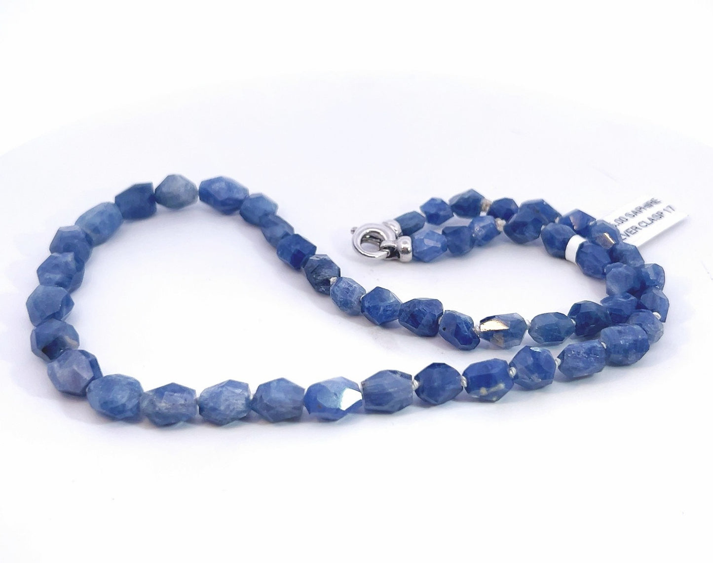 Semi-Precious Stone Set - Sapphire nugget necklace