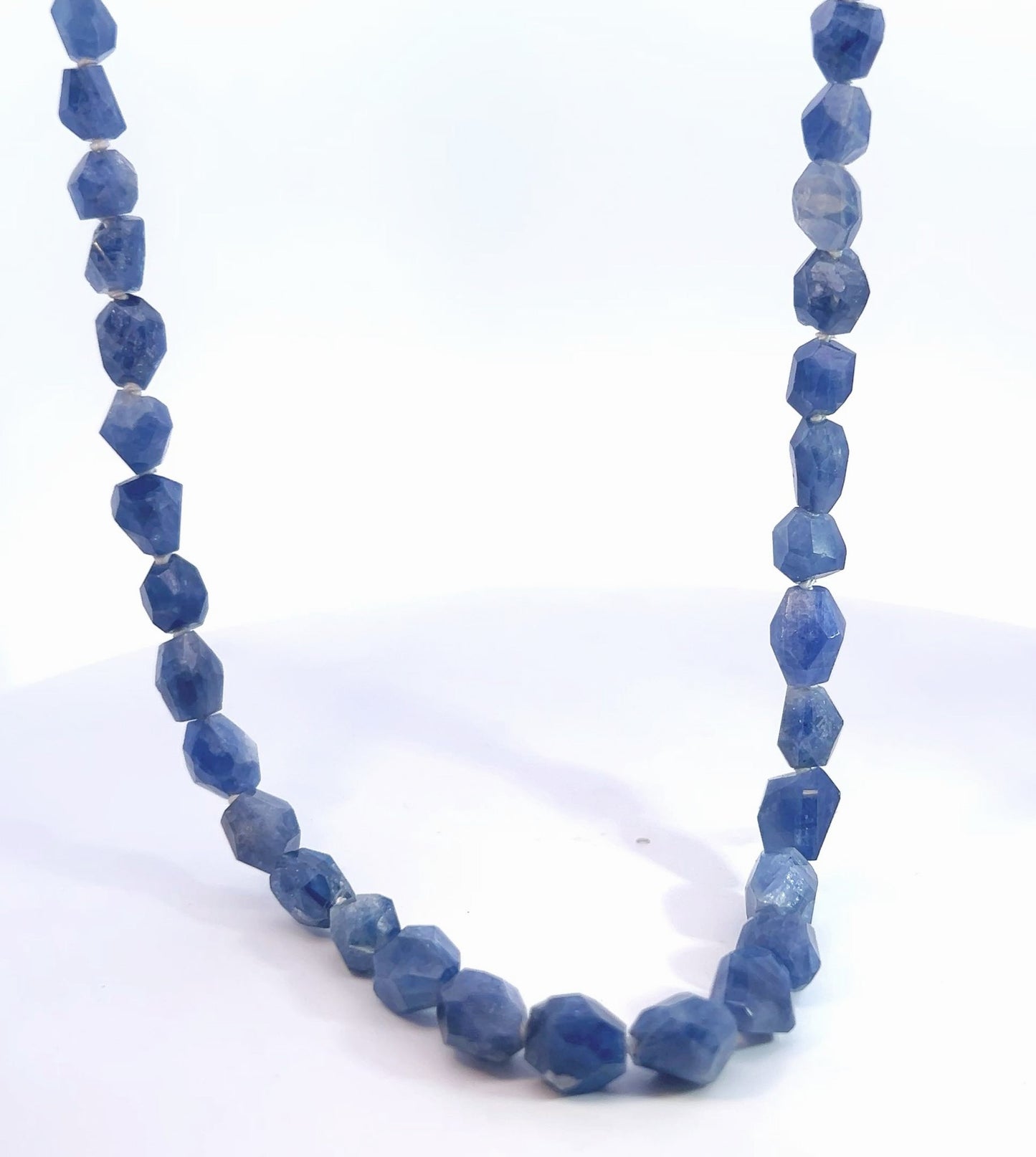 Semi-Precious Stone Set - Sapphire nugget necklace