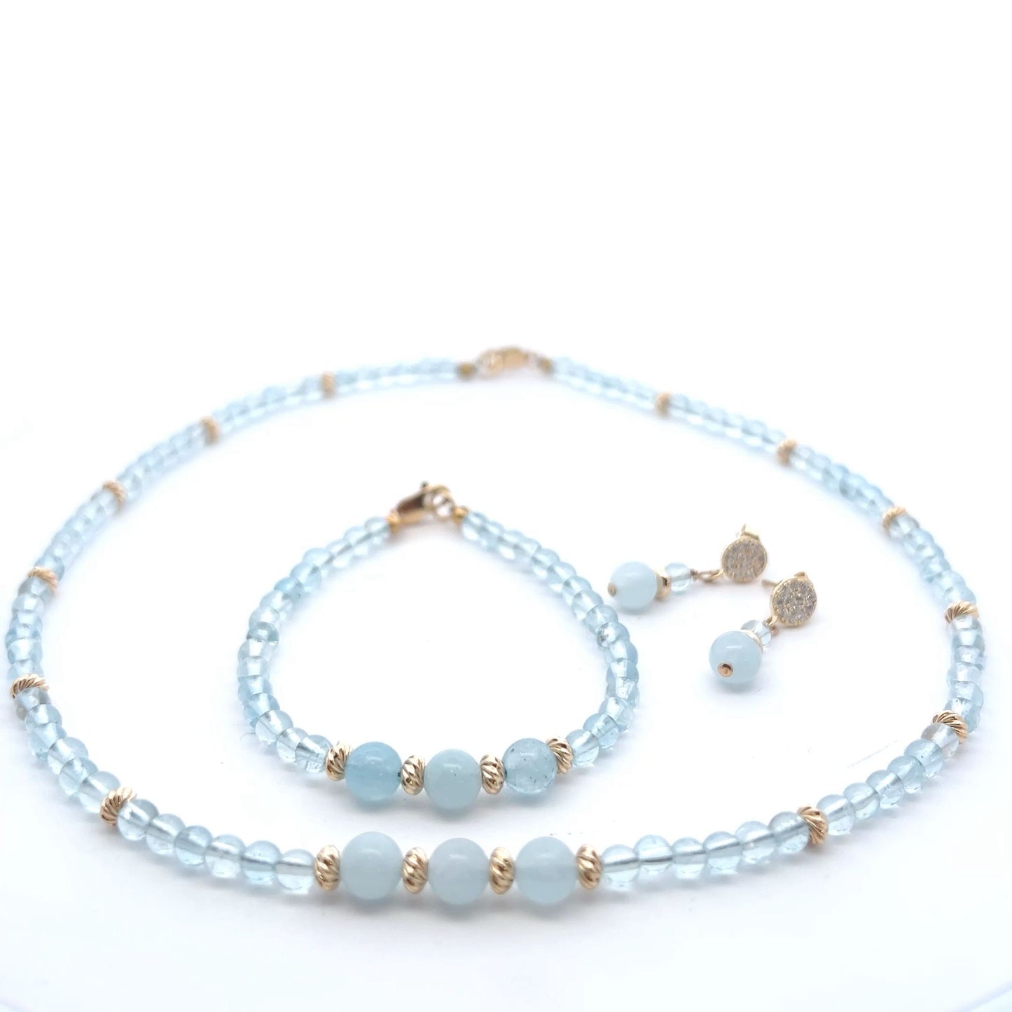 Semi-Precious Stone Set – Aquamarine